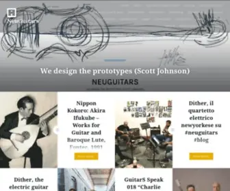 Neuguitars.com(We design the prototypes (Scott Johnson)) Screenshot