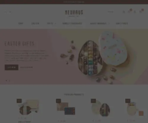 Neuhaus.be(Neuhaus Chocolates) Screenshot