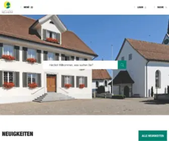 Neuheim.ch(Gemeinde Neuheim) Screenshot