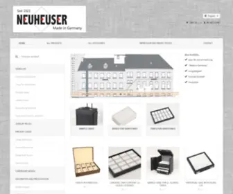 Neuheuser-GMBH.de(Idar-Oberstein Musterkoffer und Etuis) Screenshot