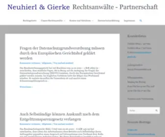 Neuhierl-Gierke.de(Neuhierl & Gierke) Screenshot