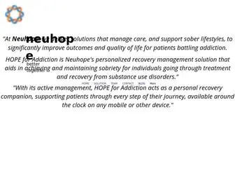 Neuhope.com(Patient Compliance) Screenshot