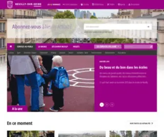 Neuillysurseine.fr(Site Officiel de la Ville de Neuilly) Screenshot
