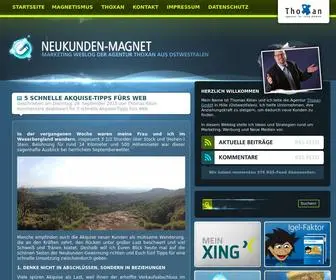 Neukunden-Magnet.de(Marketing-Weblog Werbeagentur Thoxan Ostwestfalen) Screenshot