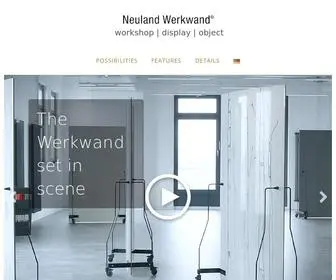 Neuland-Werkwand.com(Neuland Werkwand®) Screenshot