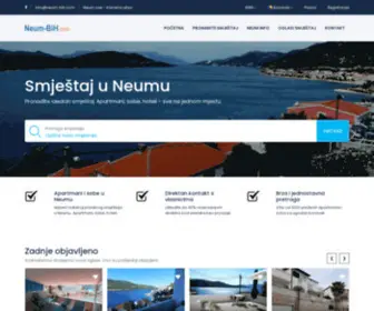 Neum-BIH.com(Smještaj) Screenshot