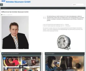 Neumann-Antriebe.de(Antriebssysteme und Siemens DC Motoren Alternativen) Screenshot