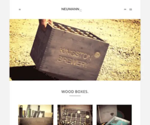 Neumann-INT.com(Individuelle Holzkisten direkt vom Hersteller) Screenshot