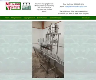 Neumannpackaging.com(Liquid Filling Machines) Screenshot