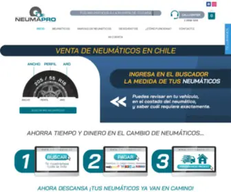 Neumapro.cl(Neumáticos Chile) Screenshot