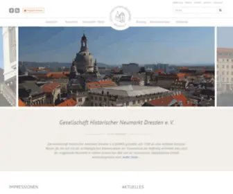 Neumarkt-Dresden.de(Architektur klassisch) Screenshot
