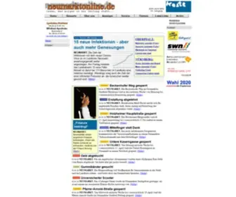 Neumarktonline.de(Die Zeitung im Internet für Neumarkt in der Oberpfalz) Screenshot