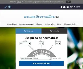 Neumaticos-Online.es(Neumáticos online) Screenshot