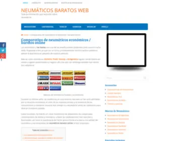 Neumaticosbaratosweb.com(Lære Søkemotoroptimalisering) Screenshot