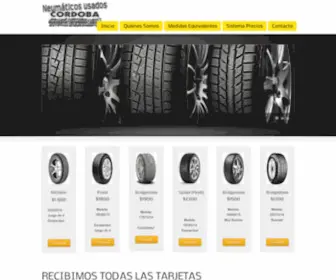 Neumaticosusadoscba.com.ar(Neumáticos Usados Córdoba) Screenshot