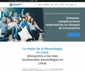 Neumologiaperuana.com(Neumolog) Screenshot