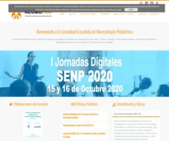 Neumoped.org(Sociedad Española de Neumología Pediátrica) Screenshot