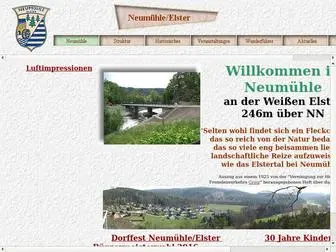 Neumuehle-Elster.de(Das wanderparadies an der weißen elster) Screenshot