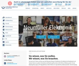 Neumueller.com(Neumüller Elektronik) Screenshot