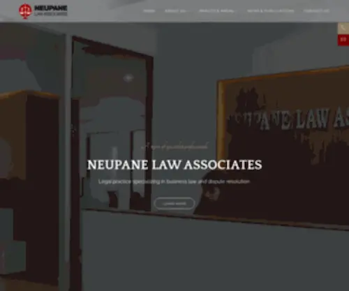 Neupanelegal.com(Law Firm in Nepal) Screenshot