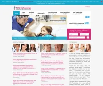Neuprofessionals.com(International Healthcare Recruitment) Screenshot