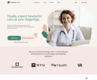 Neurahealth.co(Neura Health) Screenshot