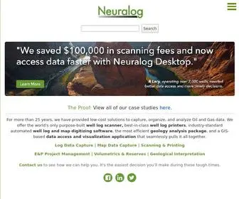 Neuralog.com(Digitize, Print Well Logs) Screenshot