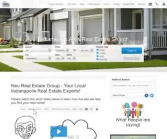 Neurealestategroup.com(Search Indianapolis Area Real Estate and Homes for sale) Screenshot