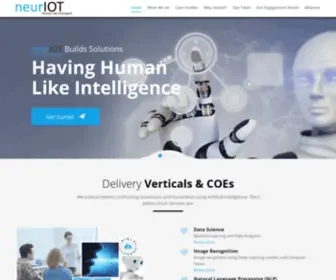 Neuriot.com(NeurIOT Human Like Intelligent) Screenshot