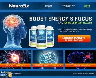 Neuro3X.com(Neuro 3x) Screenshot
