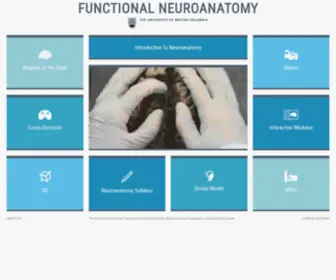 Neuroanatomy.ca(UBC Neuroanatomy) Screenshot