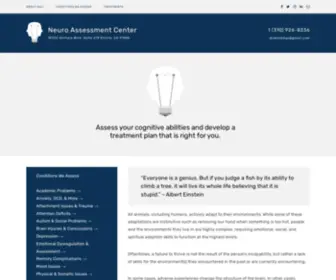 Neuroassessmentcenter.com(Neuro Assessment Center) Screenshot