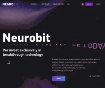 Neurobit.biz(Invest in the future today) Screenshot