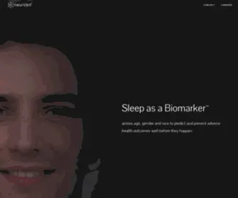 Neurobit.com(The Universal Health Analytics Platform using Sleep as a Biomarker) Screenshot