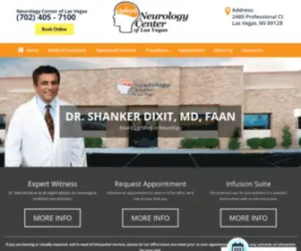 Neurocenterlv.com(Shanker Dixit) Screenshot