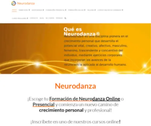 Neurodanza.es(Neurodanza Formaciones) Screenshot