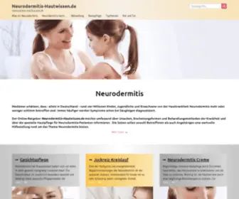 Neurodermitis-Hautwissen.de(Informationen, Rat und Tipps) Screenshot