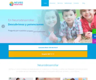 Neurodesarrollar.com(Terapias para niños) Screenshot