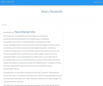 Neurodesarrollo.com(Neuro Desarrollo) Screenshot