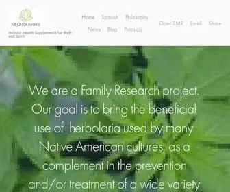 Neurofarms.com(Holistic medical cannabis and herbal essential oils for treatment of cancer) Screenshot