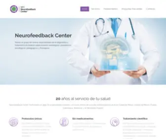 Neurofeedback.com.mx(Neurofisiología Aplicada) Screenshot