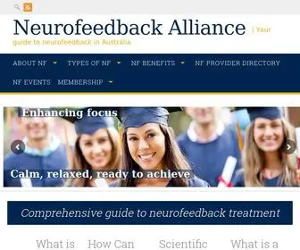 Neurofeedbackalliance.org(Neurofeedback AllianceNeurofeedback Alliance) Screenshot