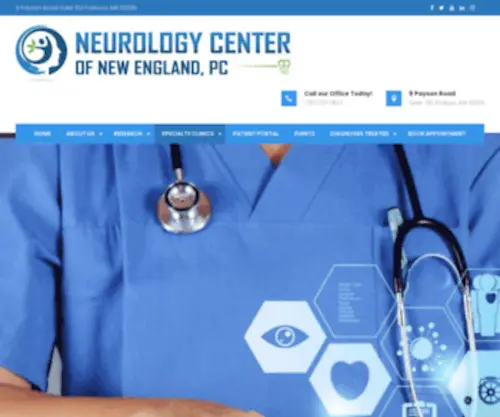 Neuroinstitutene.com(Foxboro, MA Neurologist) Screenshot