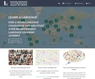 Neurolanguagecoachnetwork.com(Learn A Language Fast and Efficiently with a Neurolanguage Coach) Screenshot