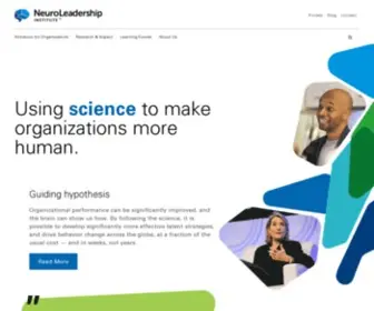 Neuroleadership.com(The NeuroLeadership Institute) Screenshot