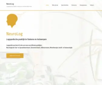 Neurolog.be(Logopedische praktijk regio Stekene) Screenshot