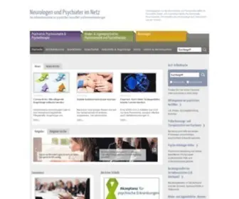 Neurologen-UND-PSYchiater-IM-Netz.org(Neurologen und Psychiater im Netz) Screenshot