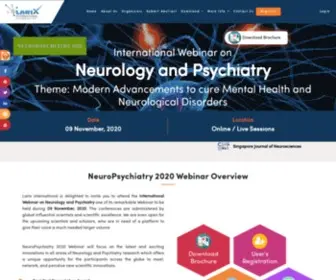 Neurology-Conferences.com(NeuroPsychiatry 2021 Conferences) Screenshot