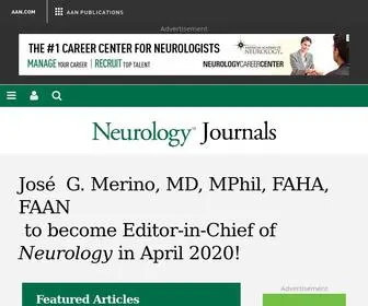 Neurology.org(American Academy of Neurology Journals) Screenshot