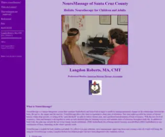 Neuromassage.com(Santa Cruz Biofeedback and Massage Therapy by Langdon Roberts) Screenshot